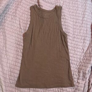 A new day tank-top, color: brown, size: x-large
